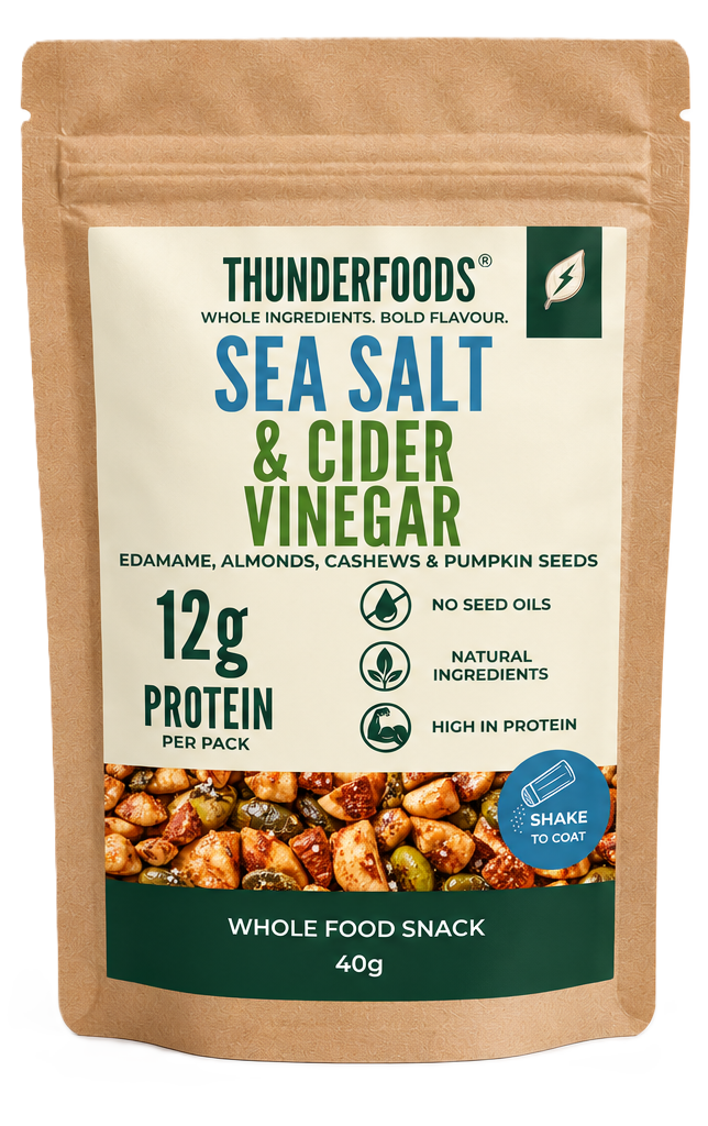 Sea Salt & Cider Vinegar – High Protein Nut & Seed Mix · 40g x 6
